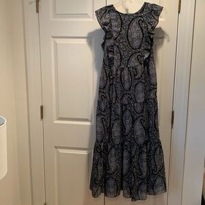 Paisley maxi dress